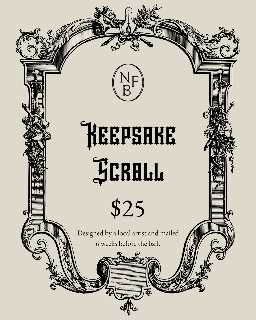 Keepsake Scroll Invitation